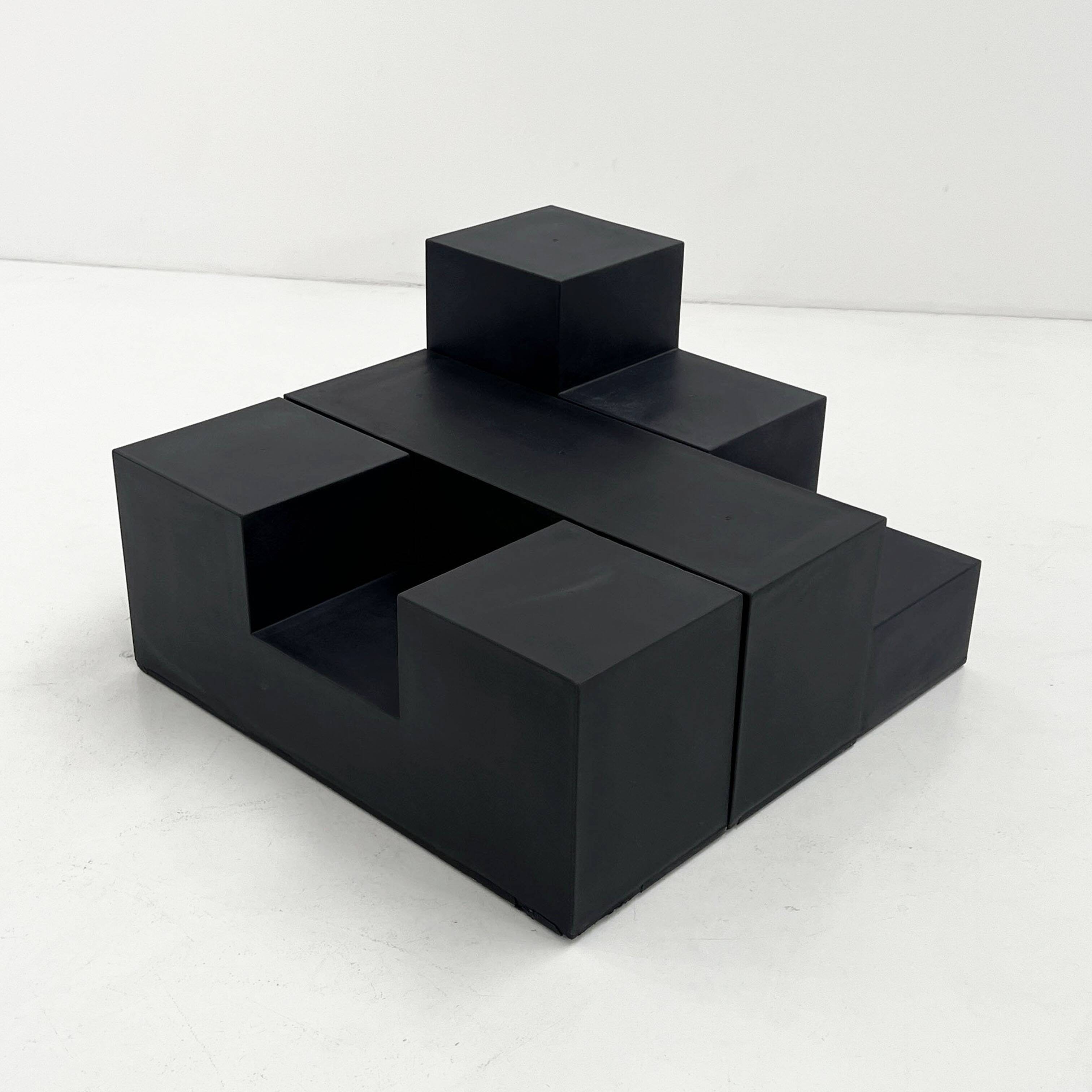 Set of 3 coffee tables Gli Scacchi by Mario Bellini for C&B Italia,