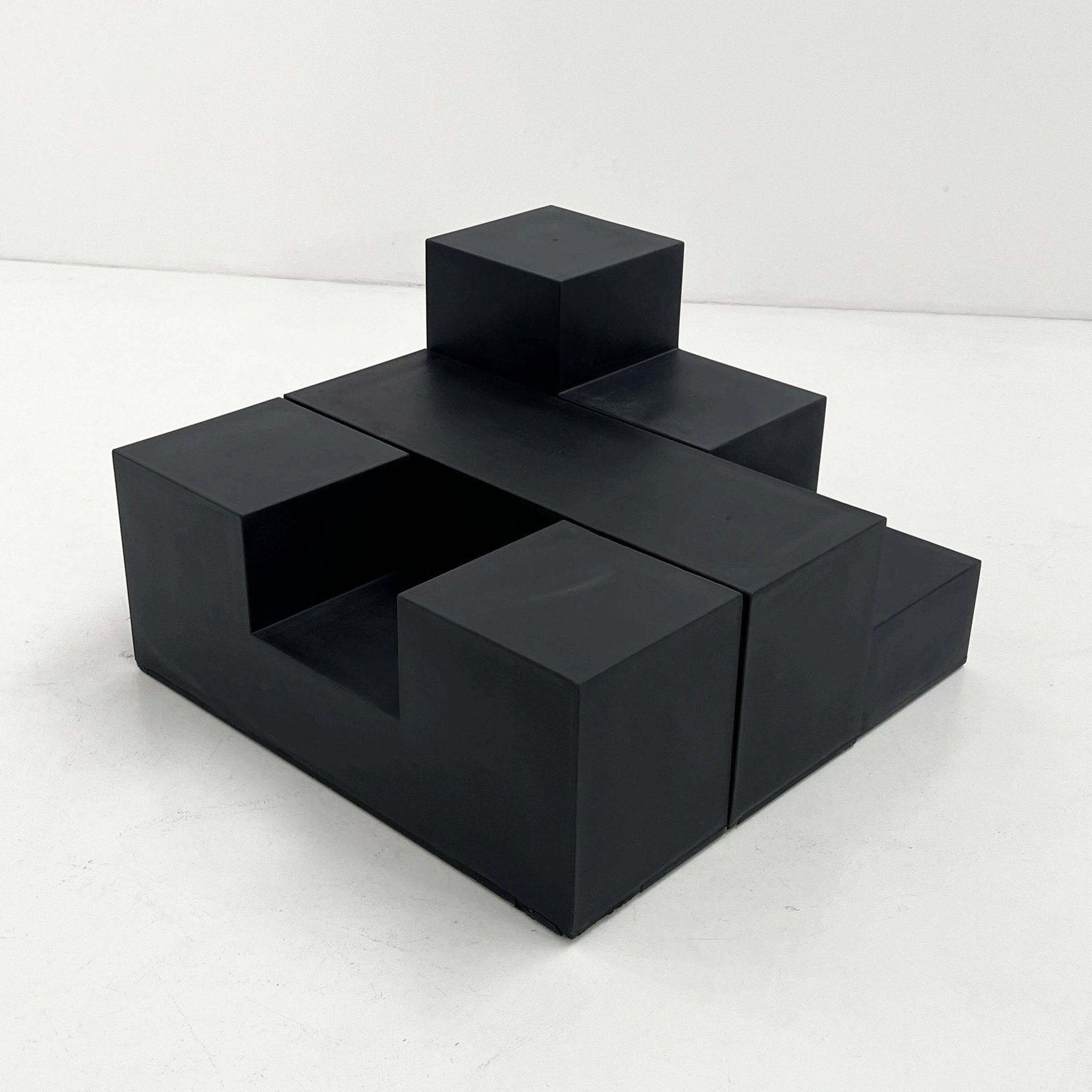 Set of 3 coffee tables Gli Scacchi by Mario Bellini for C&B Italia,