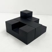 Set of 3 coffee tables Gli Scacchi by Mario Bellini for C&B Italia,