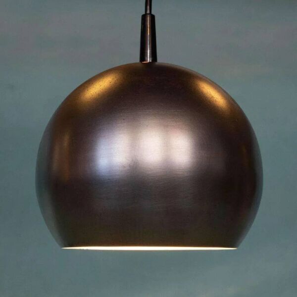 Lampe boule espace brutalisme années 70