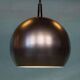 Ball lamp, raw brutalism, 1970s.