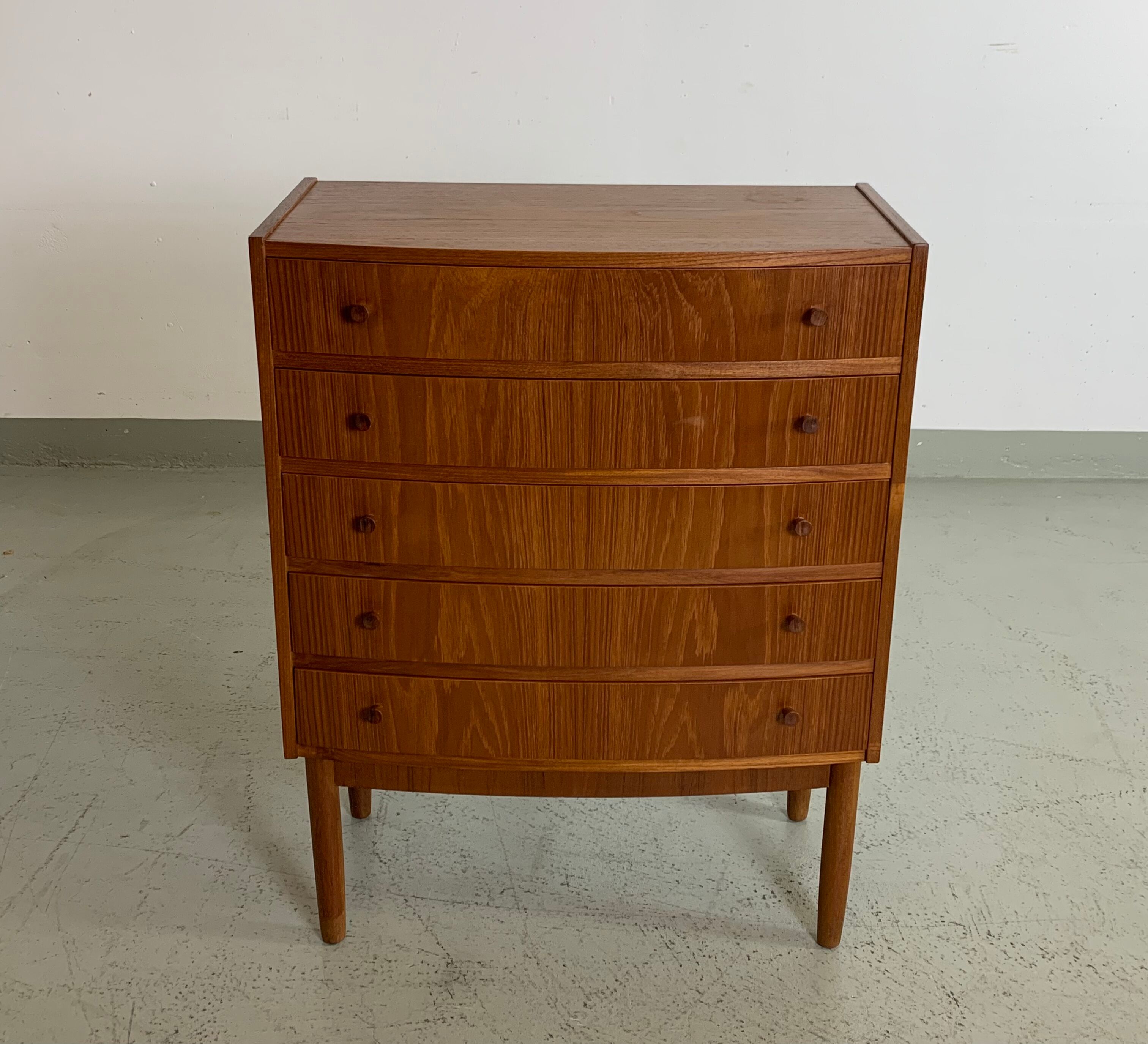 MidCentury Teak chest of drawers Denmark 1960s