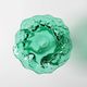Vintage Green Glass Art Vase / Hand-blown Home Decor / Stilvetro / Rome