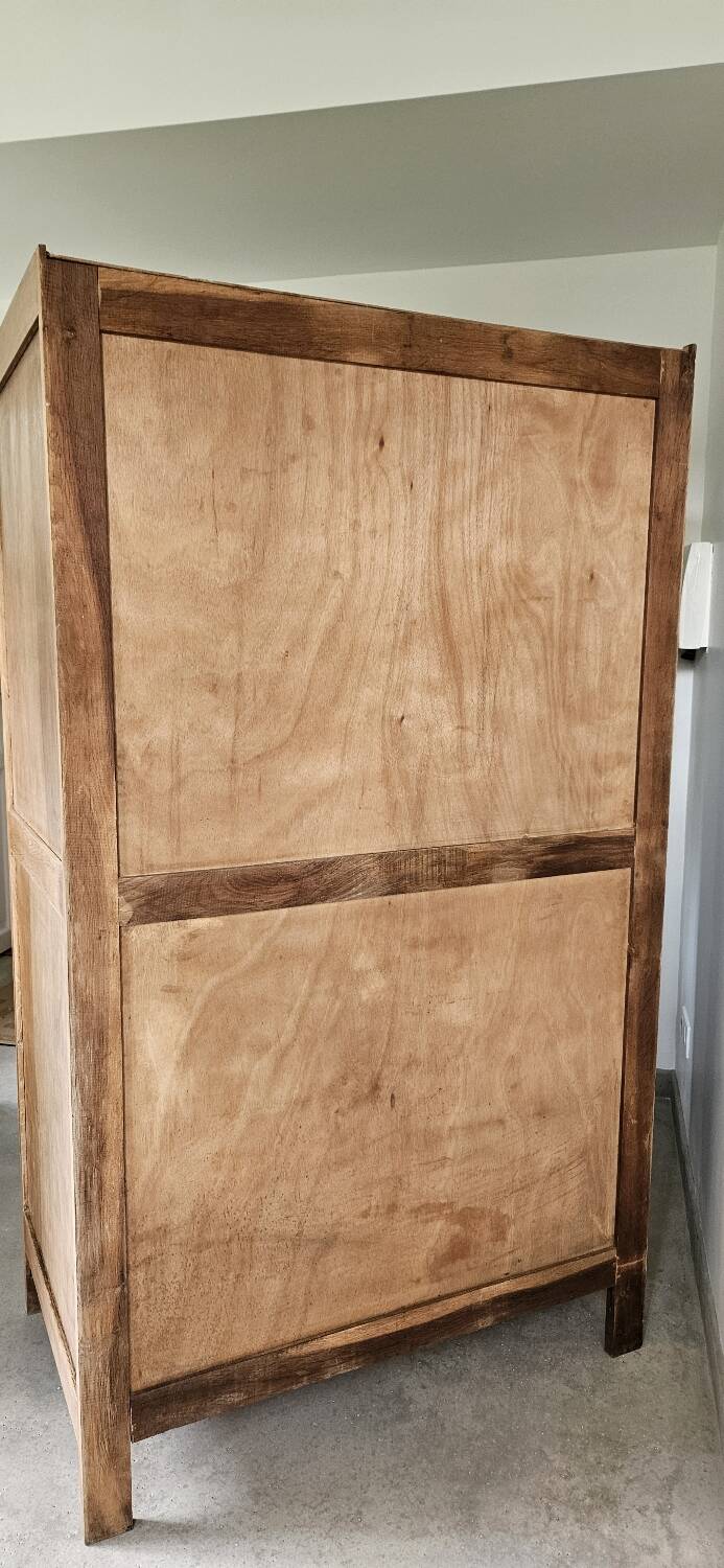 Wardrobe, Parisian sliding door vintage Art Deco wardrobe