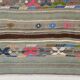 Grey & Brown Modern Mid Century Vintage Kilim Rug, 147x218 Cm