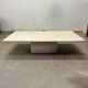 1970s travertine coffee table