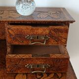 Secretary with carved shelves, early 20th century.