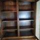 Solid wood library showcase