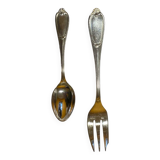 Mocha spoons and oyster forks