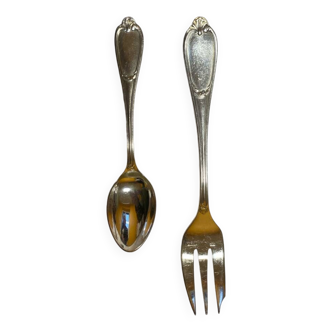 Mocha spoons and oyster forks