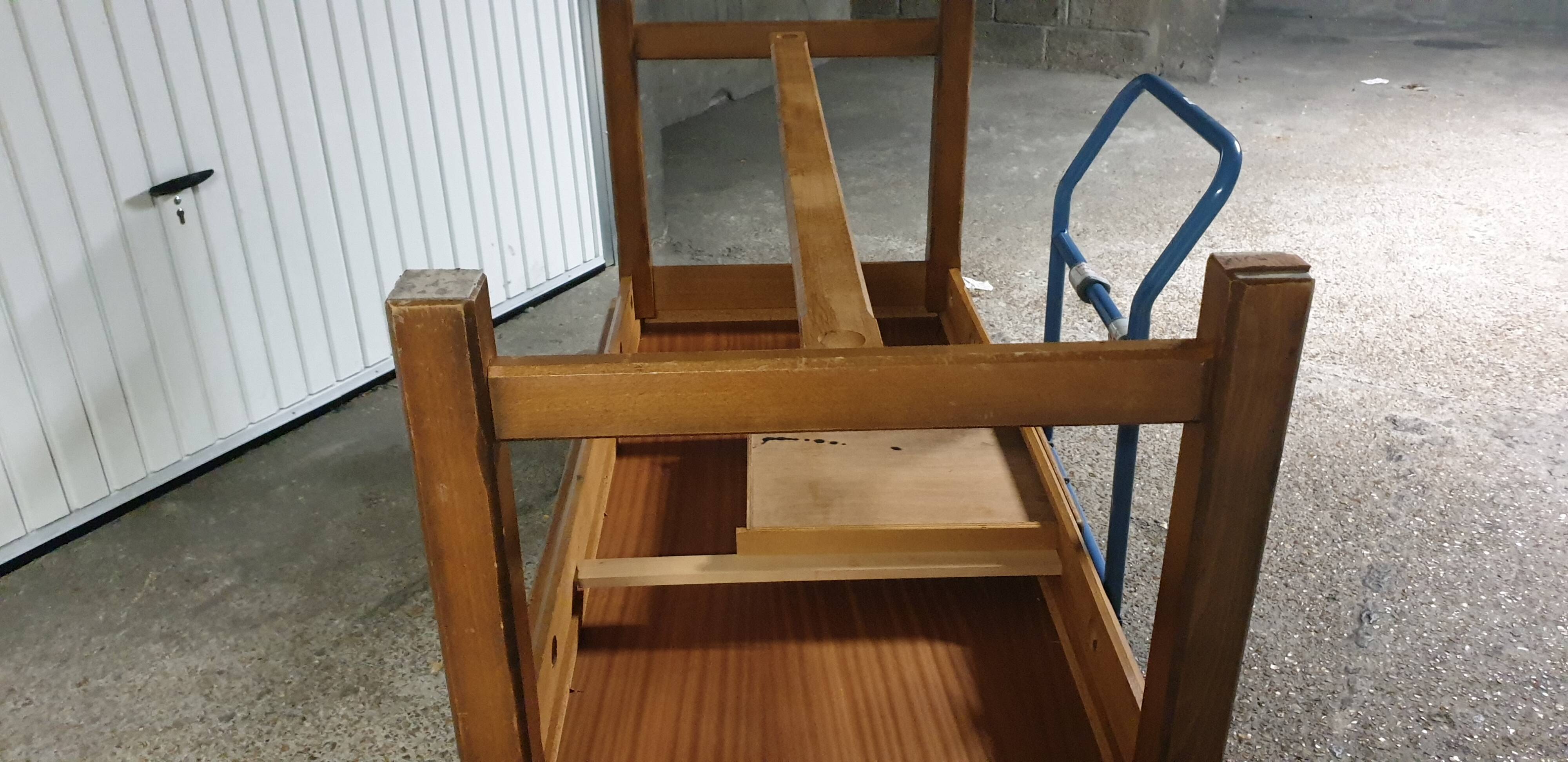 Solid oak farm table