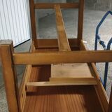 Solid oak farm table