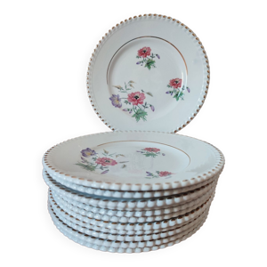 12 assiettes à dessert
