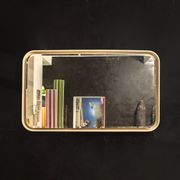 Miroir rétroéclairé en fibre de verre Italie années 70