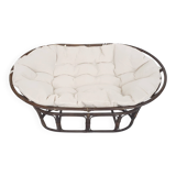 Manou two seater sofa with linnen cushion, The Netherlands 1970's