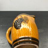 Former ceramic pitcher form tonneau decor vintage grape