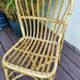 Vintage rattan children's armchair