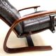 Westnofa The Panter leather lounge chair by Arnt Lande, 1970s