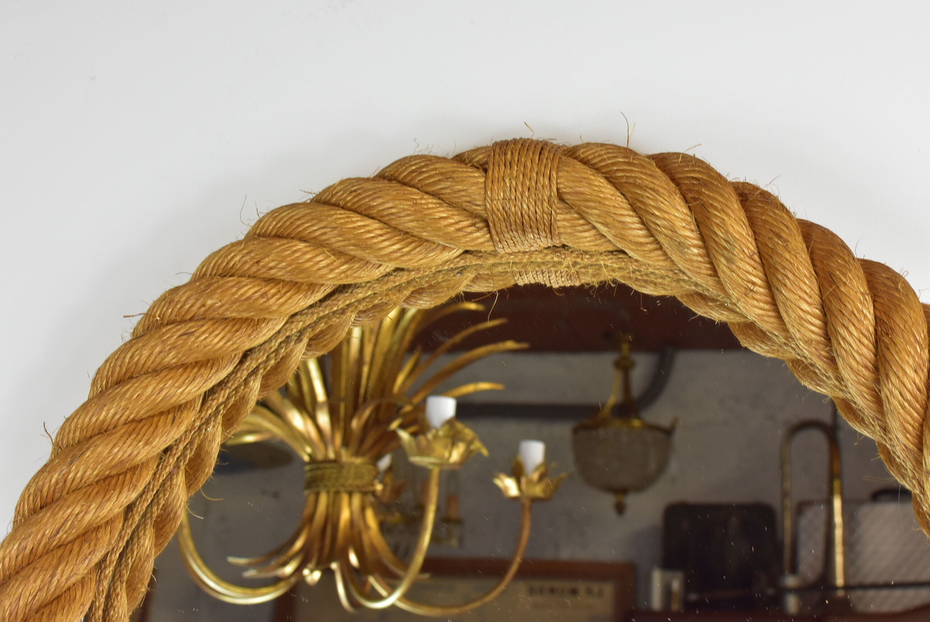 Vintage rope mirror