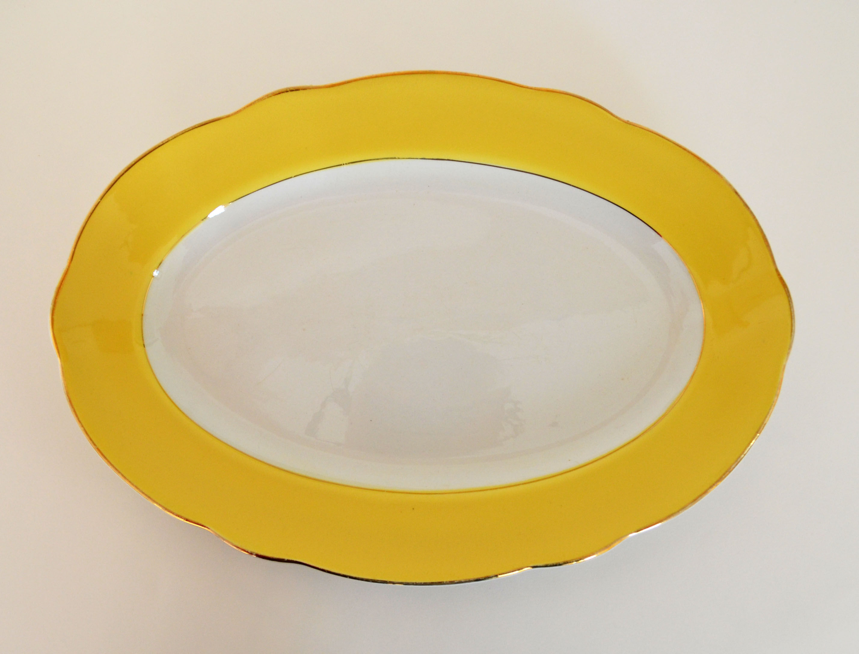 Duo of dishes Lunéville daffodil model