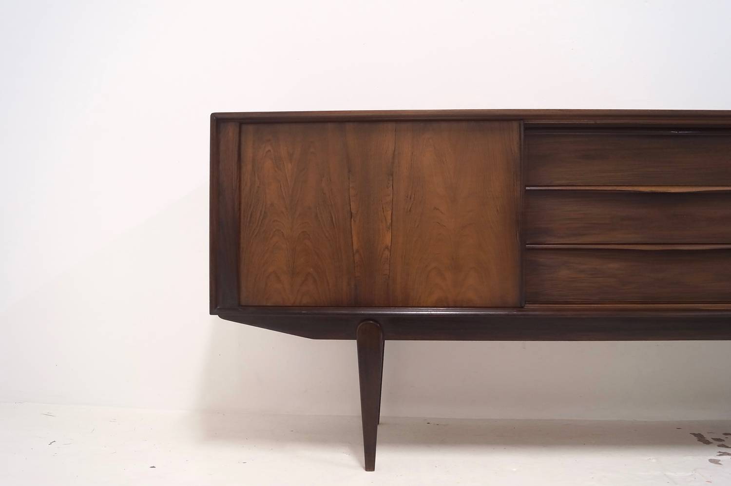 Sideboard rosewood by EW Bach for Sejling Skabe 1960