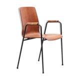 Brown armrest chair