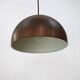Massive patinated copper lamp - Denmark 60's