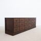 Oak drawer unit — early 20th century