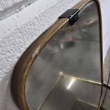 Vintage 1950s mini wall mirror