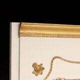 Magical: trumeau circa 1900. Superb gilding, royal allure.