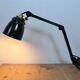 Industrial Green Enamel Adjustable Table Lamp, 1960s