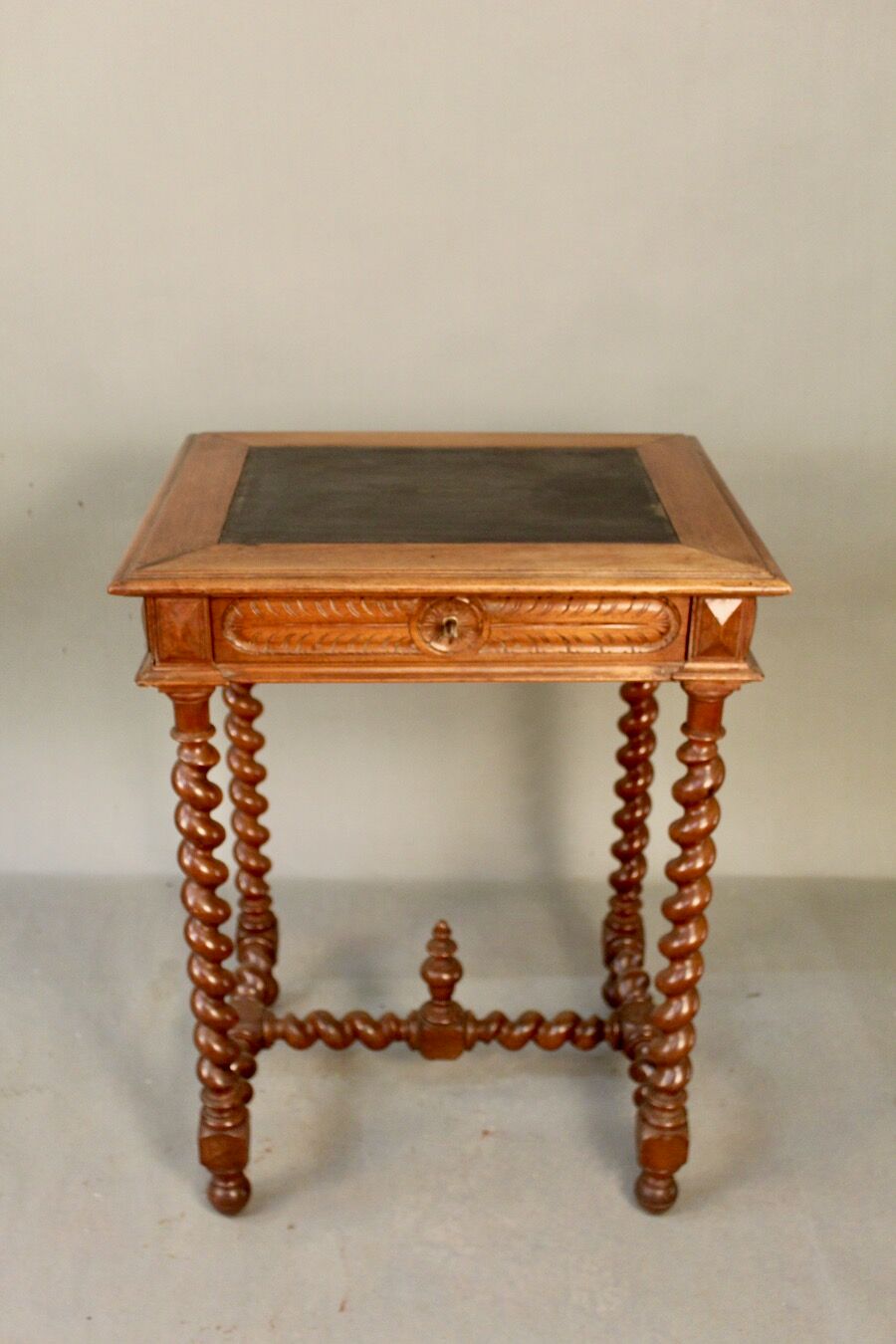 Small Louis XIII Style Table with Turned Legs