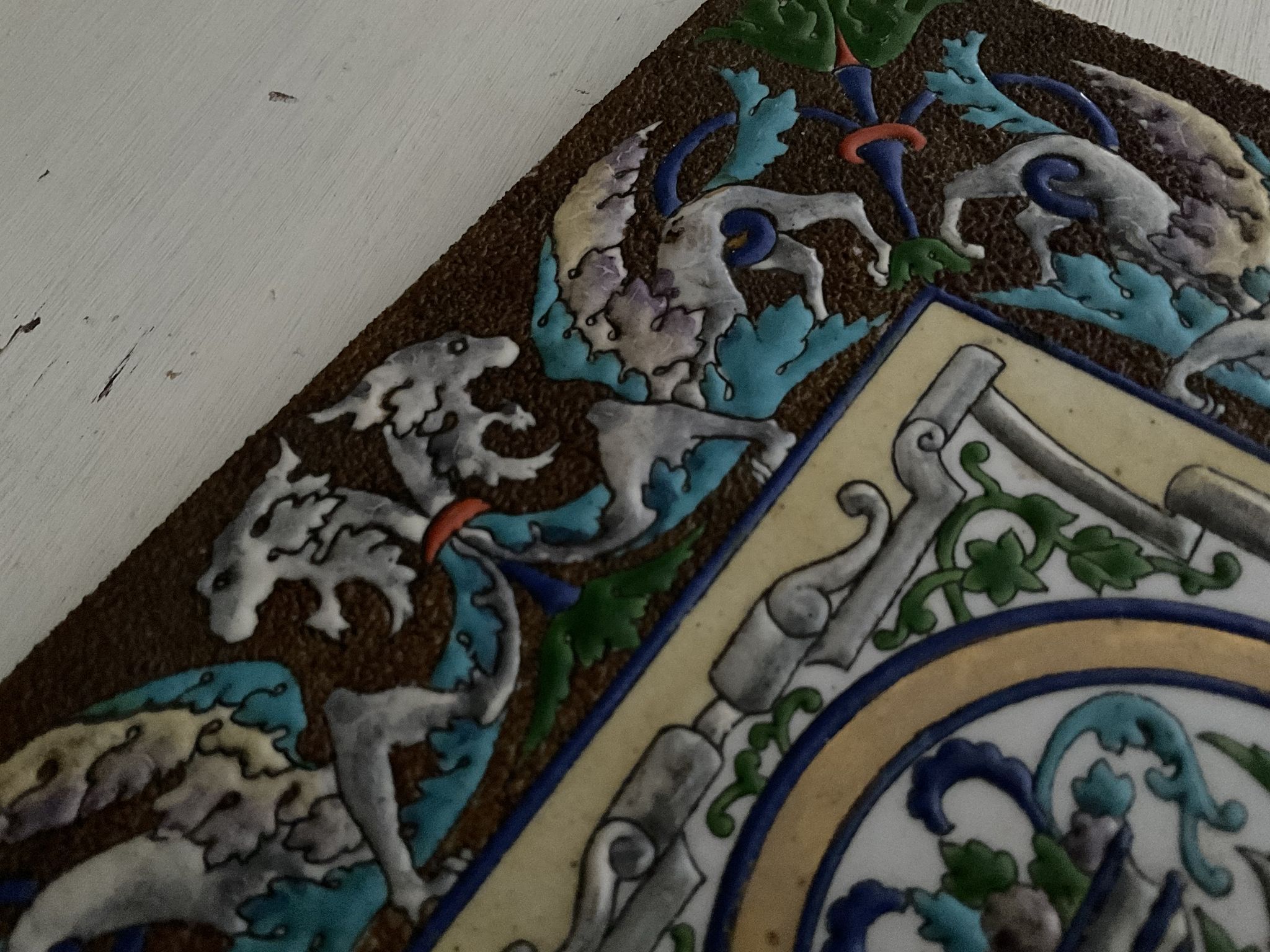 Faience tile and enamels, creil and montereau