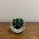 Murano bubble crystal candlestick