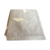 White damask tablecloth