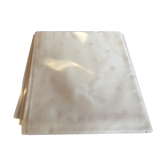 White damask tablecloth