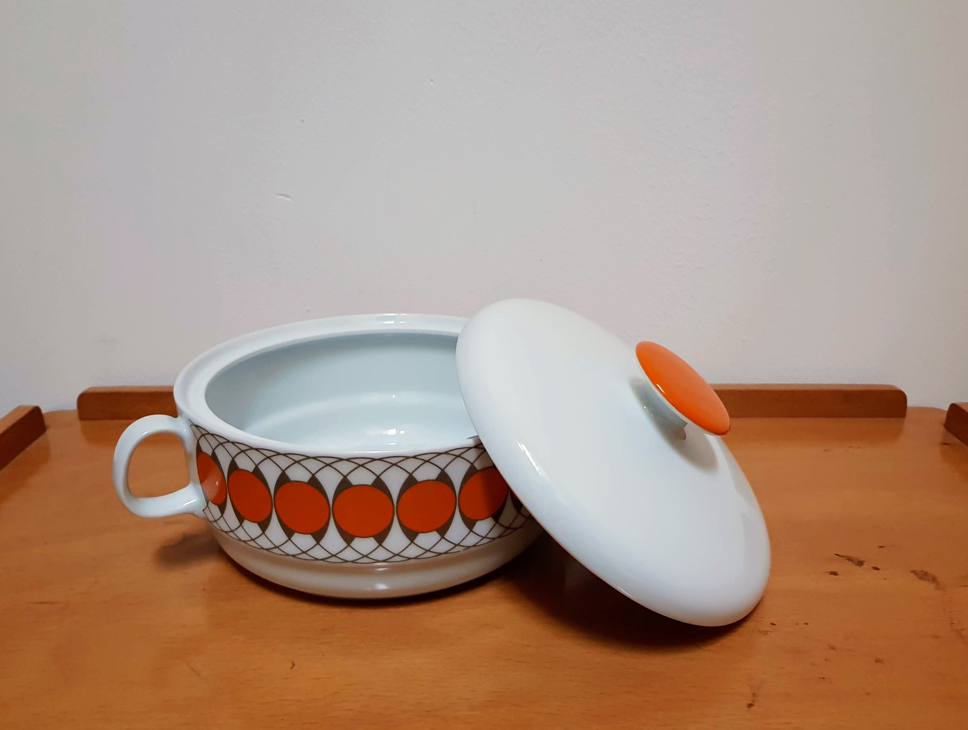 1970s Vintage Space Age Serving Dish Tureen by Bareuther Waldsassen