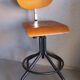 Adjustable industrial architect's workshop chair – 1960s