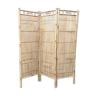 Vintage rattan and bamboo screen