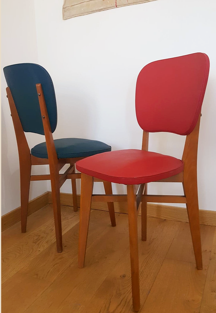 Lot of 6 chairs in skai 50