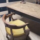 Louis Philippe notary office in oak, 1900 period - 1m49