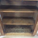 Pine window, hanging shelf