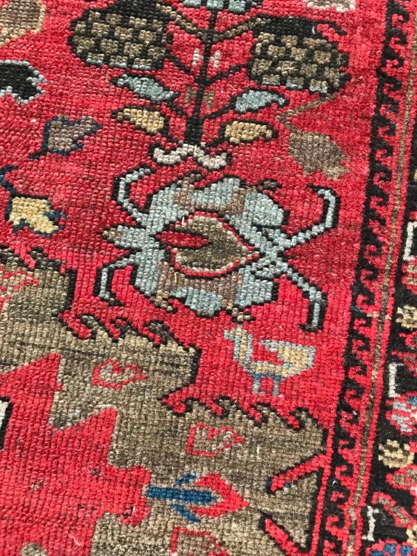Former carpet Persian Malayer 19th century handmade 134 X 185 CM