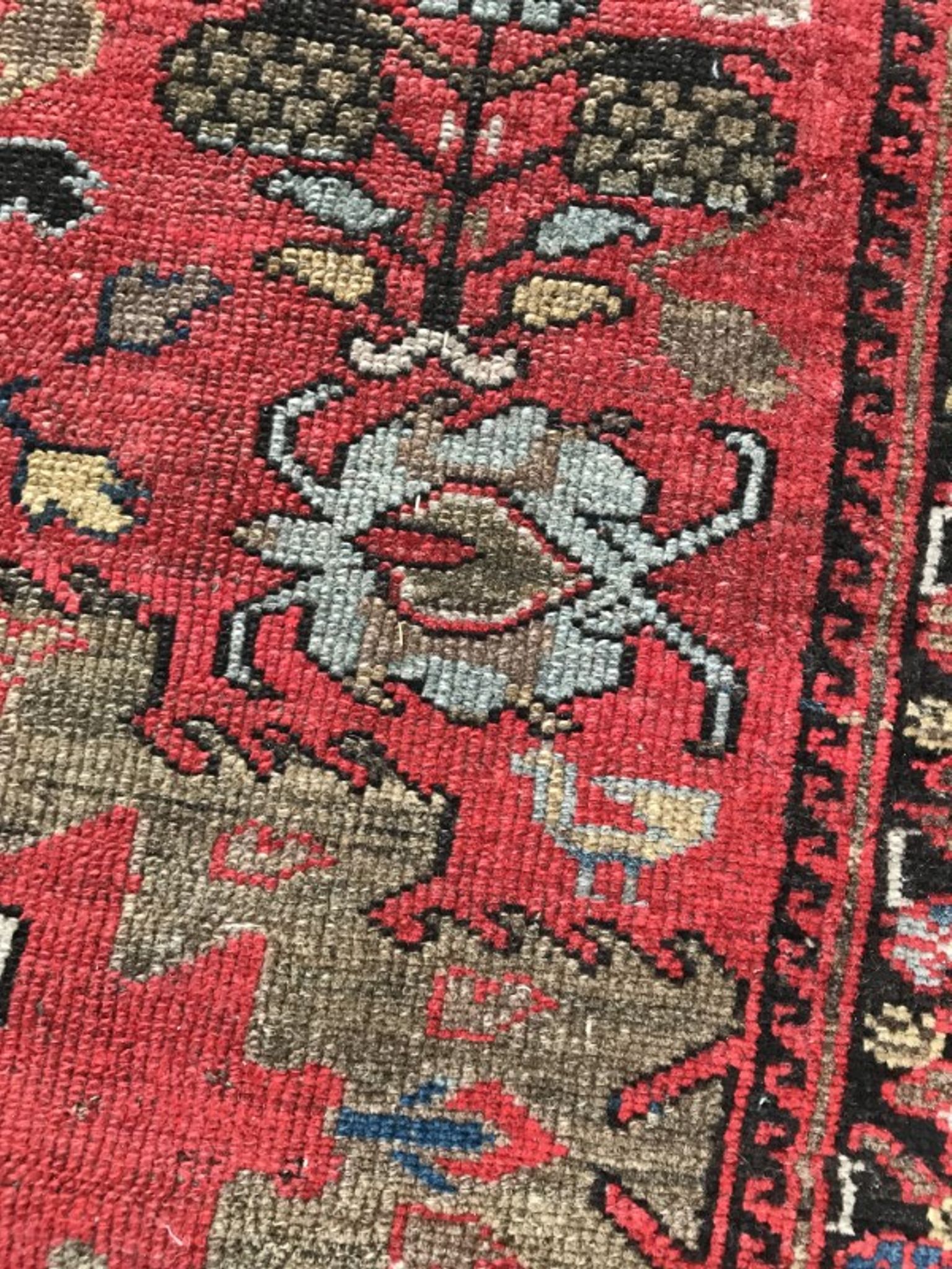 Former carpet Persian Malayer 19th century handmade 134 X 185 CM