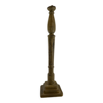 Patina wooden baluster lamp base