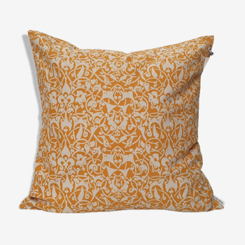 Cushion cover Etnik beige / tagette - 50 x 50