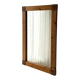 Large Danish pine wall mirror 1970s