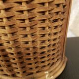 Panier avec anse en rotin 2 compartiments