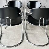 four Bauhaus Chairs produced by Effezeta, Italy 1970