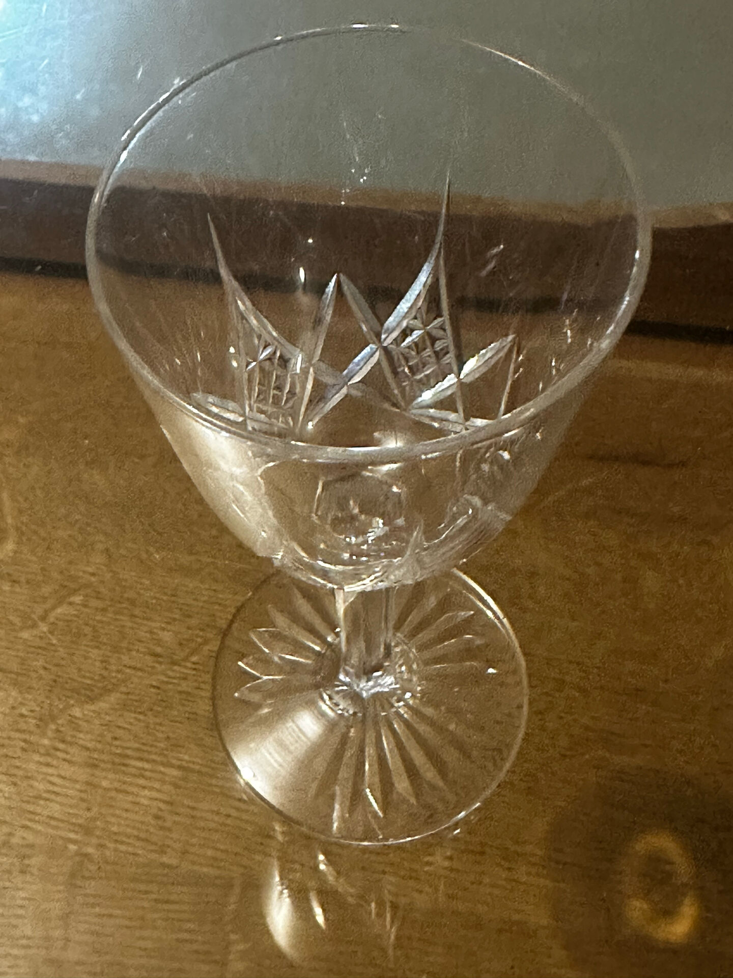 12 Baccarat crystal glasses stamped model Epron H 12.2 cm